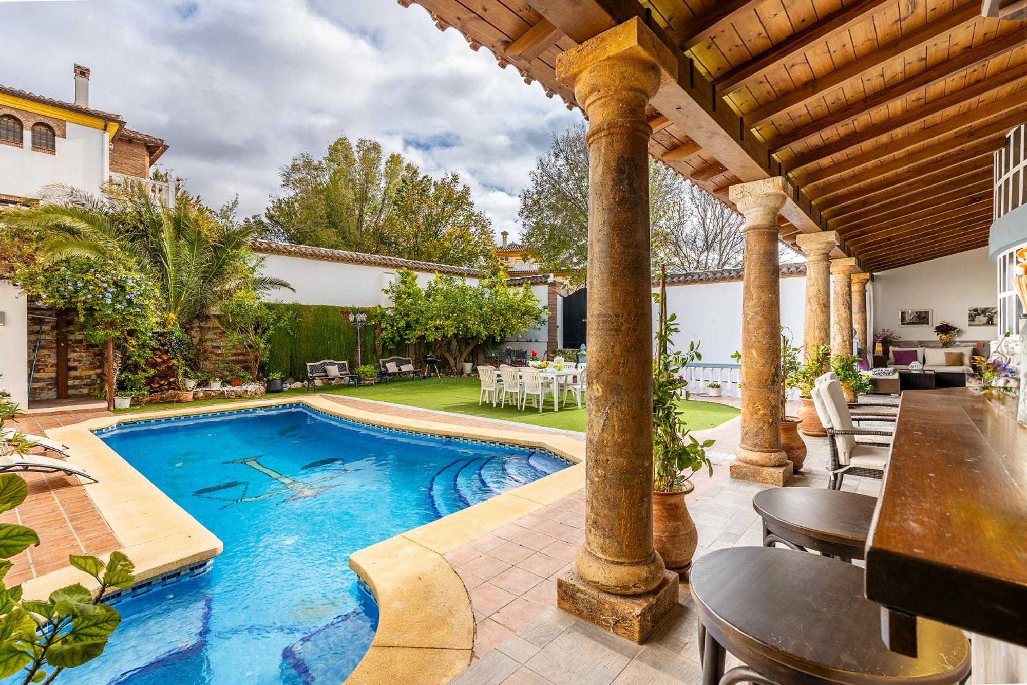 Casa De Amigos La Latina Con Piscina, Chimenea Y Barbacoa Villa Illora Ngoại thất bức ảnh