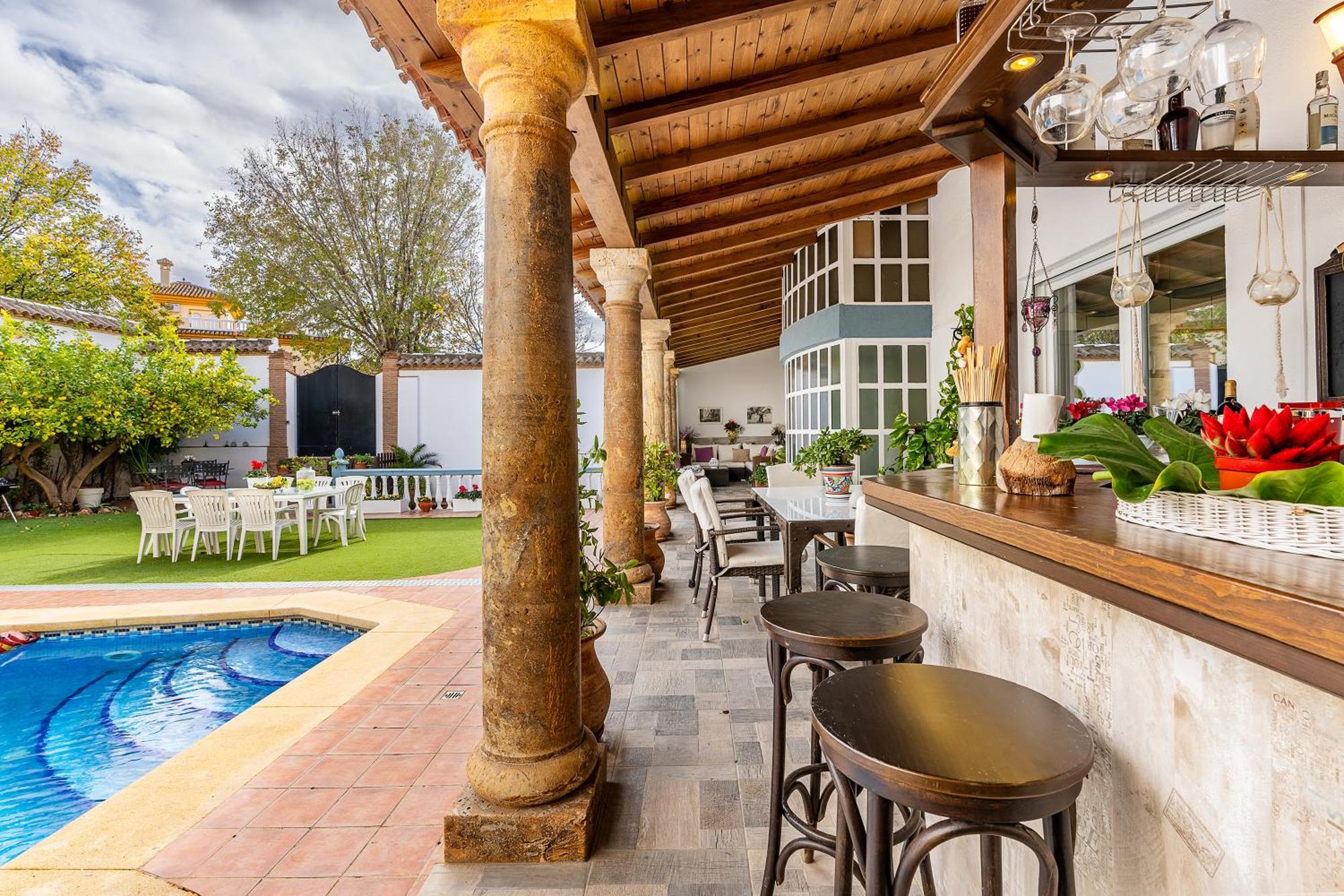 Casa De Amigos La Latina Con Piscina, Chimenea Y Barbacoa Villa Illora Ngoại thất bức ảnh